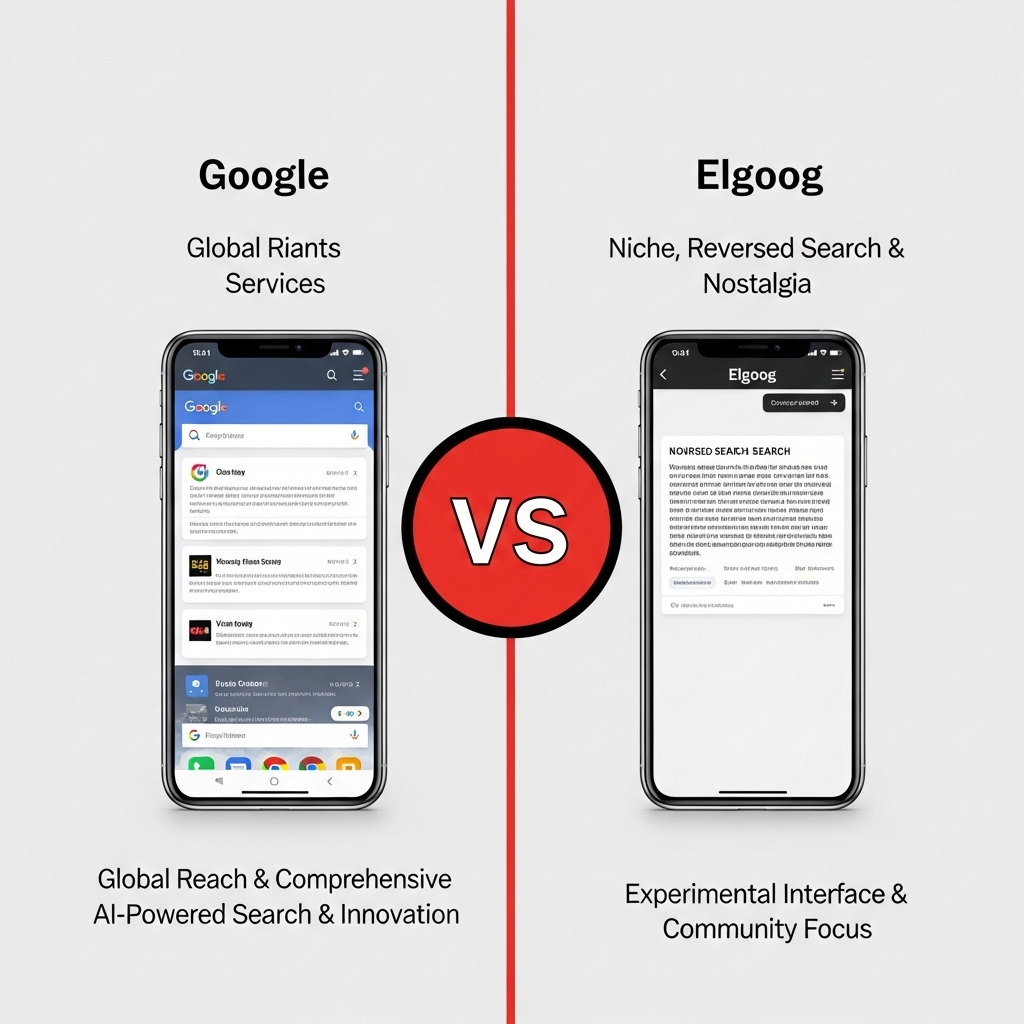 Comparison of Tech giantsGoogle vs. Elgoog