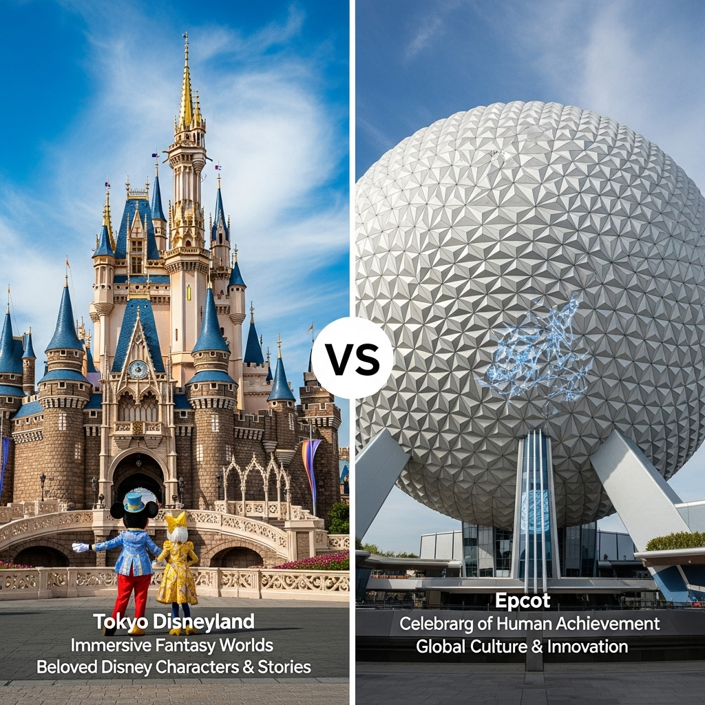 Comparison of Theme parksTokyo Disneyland vs. Epcot