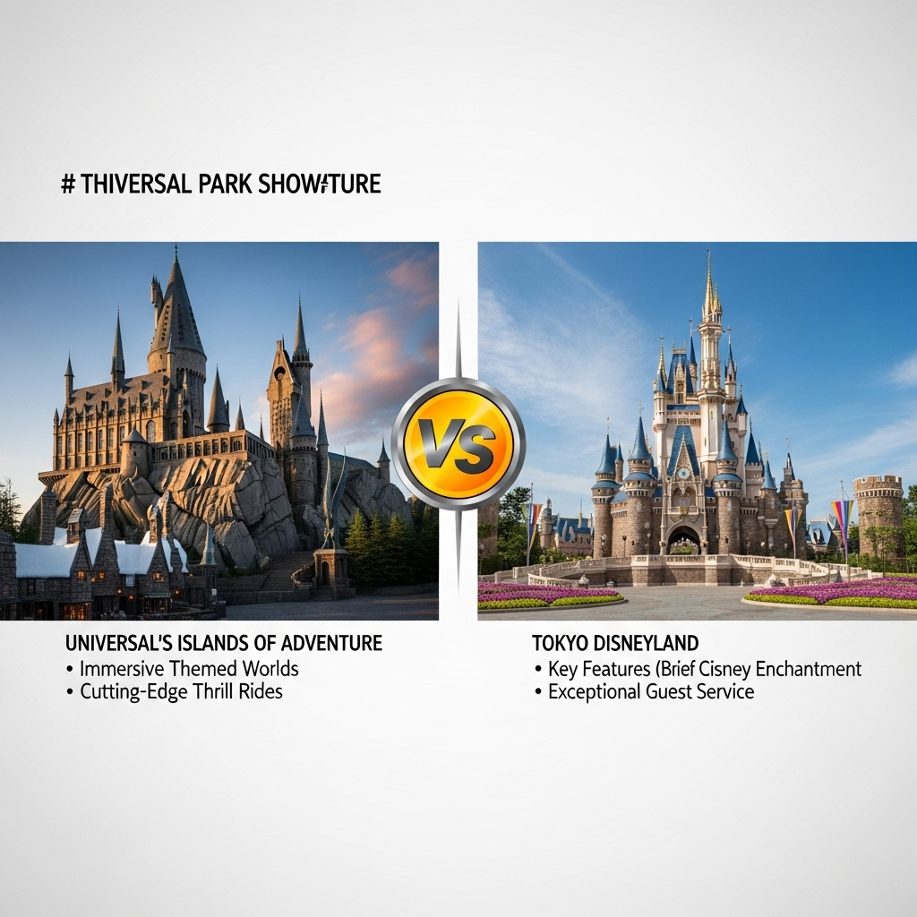 Comparison of Theme parksUniversal's Islands of Adventure vs. Tokyo Disneyland