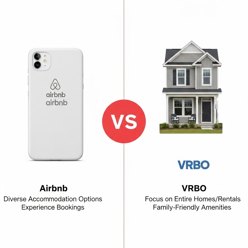 Comparison of Travel booking sitesAirbnb vs. VRBO