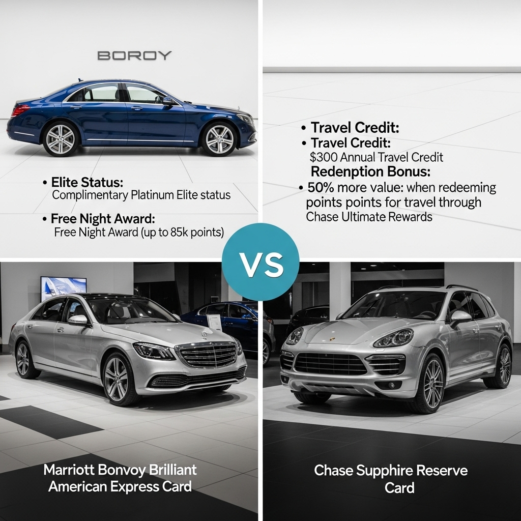 Comparison of Travel credit cardsMarriott Bonvoy Brilliant American Express Card vs. Chase Sapphire Reserve Card