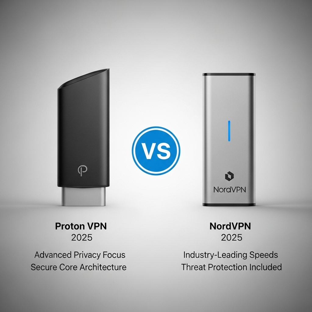 Comparison of Vpn servicesProton VPN 2025 vs. NordVPN 2025