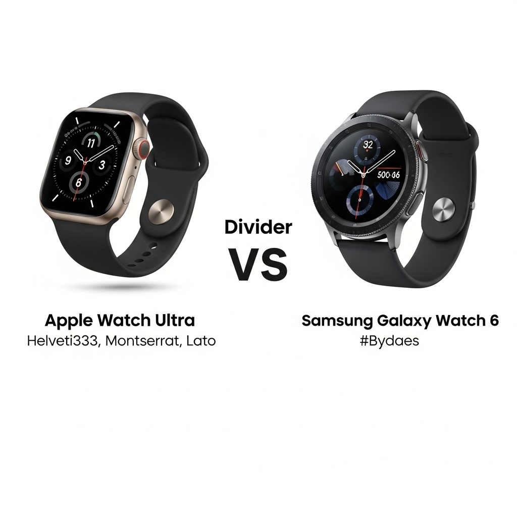 Comparison of Wearable technologyApple Watch Ultra vs. Samsung Galaxy Watch 6