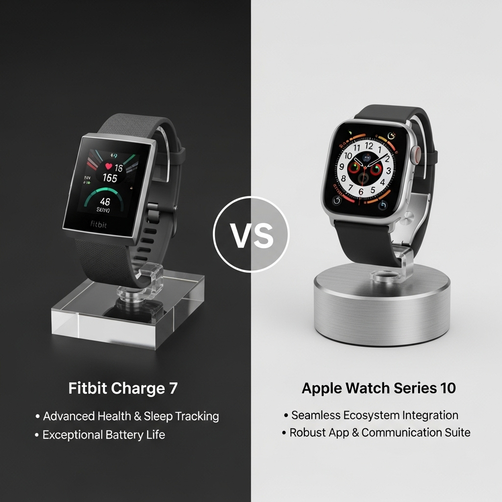 Comparison of Wearable technologyFitbit Charge 7 vs. Apple Watch Series 10