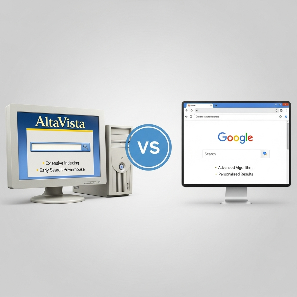 Comparison of Web browsersGoogle vs. Altavista