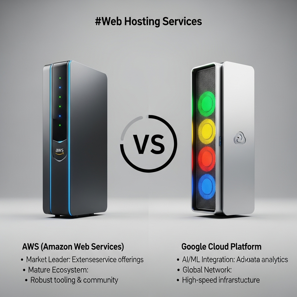 Comparison of Web hosting servicesAWS (Amazon Web Services) vs. Google Cloud Platform
